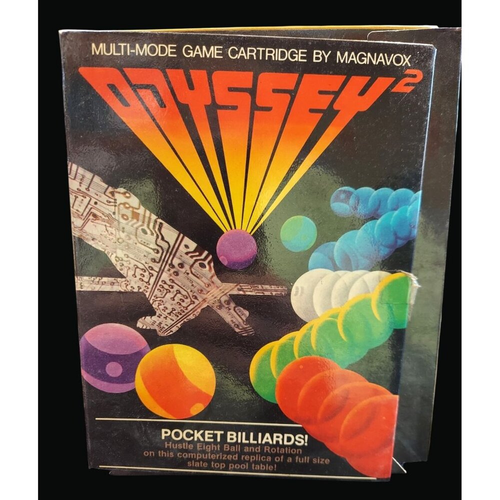 Magnavox Odyssey 2 Pocket Billiards Video Game Cartridge R01 L